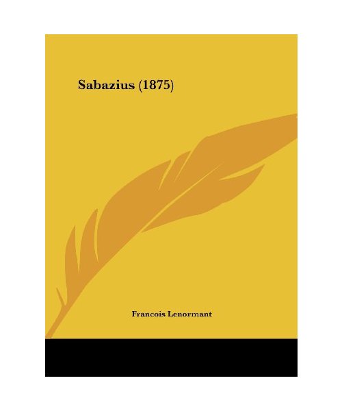 Sabazius (1875) - Francois Lenormant