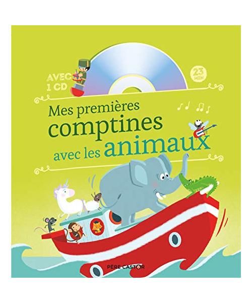 Mes premières comptines avec les animaux (1CD audio) - Collectif