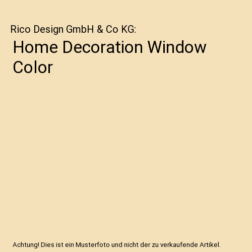 Home Decoration Window Color, Rico Design GmbH & Co KG - Bild 1 von 1